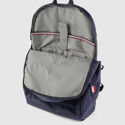 Tommy Hilfiger Unisex Navy Blue Solid Backpack 17.8 Litres image 4