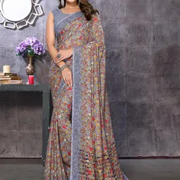 KALINI Floral Printed Saree-picture-28