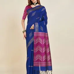 Ishin Ethnic Motifs Woven Design Saree-picture-25