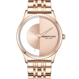 Kenneth Cole Men Rose Gold-Toned Dial & Rose Gold Toned Stainless Steel Bracelet Style Straps Analogue Watch-picture-22