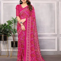 moda rapido ANAND SAREES Bandhani Printed Saree-picture-42