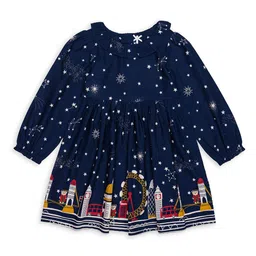 H By Hamleys Cotton A-Line Dress-picture-12