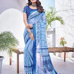 KALINI Abstract Printed Leheriya Saree-picture-30