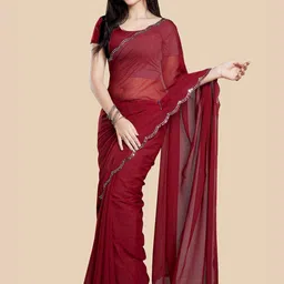 Rani Saahiba Mirror Work Embellished Saree-picture-40