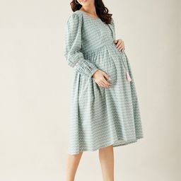The Kaftan Company Grey Maternity Dress-picture-11