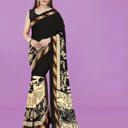 moda rapido ANAND SAREES Floral Printed Saree-picture-11