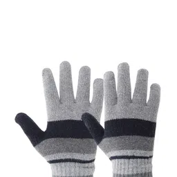 Zacharias Men Wool Striped Winter gloves-picture-34