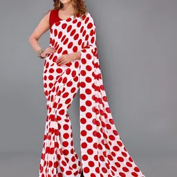 moda rapido ANAND SAREES Geometric Printed Saree-picture-11