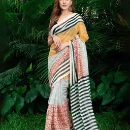 Celeb Styles Pure Linen Saree-picture-11