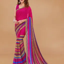 moda rapido ANAND SAREES Ethnic Motifs Printed Saree-picture-24