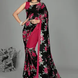 ANAND SAREES Floral Printed Georgette Saree-image-66