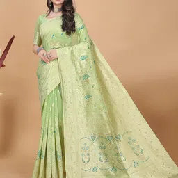 RUDIT CREATION Ethnic Motifs Zari Saree-picture-17