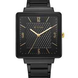 Titan Men Brass Dial & Stainless Steel Bracelet Style Straps Analogue Watch 10005KM01-picture-33