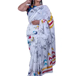 Pinkcity Trade World Pure Cotton Bagru Saree-picture-32