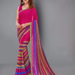 moda rapido ANAND SAREES Ethnic Motifs Printed Saree-picture-13