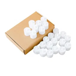 Kuber Industries White 24 Pieces LED Tea Light Candles-picture-10
