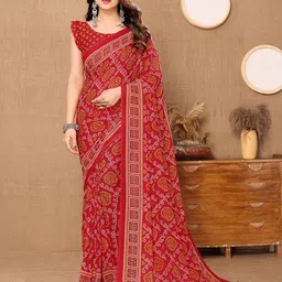 moda rapido ANAND SAREES Ethnic Motifs Printed Saree-picture-29