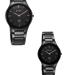Titan Set Of 2 Dial & Ceramic Bracelet Style Straps Analogue Watch 16962653NC01-picture-4