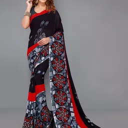 moda rapido ANAND SAREES Ethnic Motifs Printed Saree-picture-13