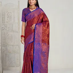 mimosa MIMOSAWoven Design Zari Kanjeevaram Saree-picture-39