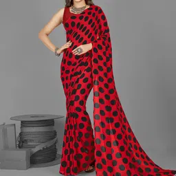 moda rapido ANAND SAREES Polka Dot Saree-picture-28