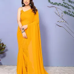moda rapido ANAND SAREES Poly Georgette Saree-picture-12