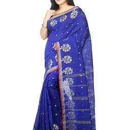BENGAL HANDLOOM Ethnic Motifs Woven Design Saree-picture-23