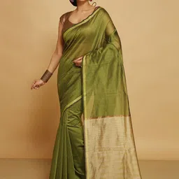 BENGAL HANDLOOM Zari Art Silk Saree-picture-40