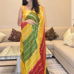 PRETTY PALLU Leheriya Saree-picture-12