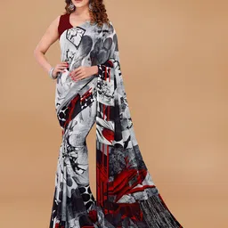moda rapido ANAND SAREES Abstract Printed Saree-picture-18