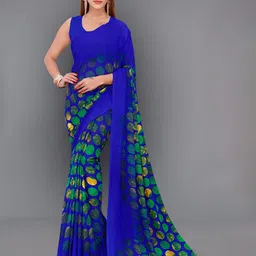 moda rapido ANAND SAREES Geometric Printed Saree-picture-24