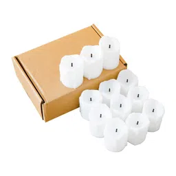 Kuber Industries White 12 Pieces LED Tea Light Candles-picture-28