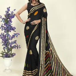 ANAND SAREES Abstract Printed Saree-image-3