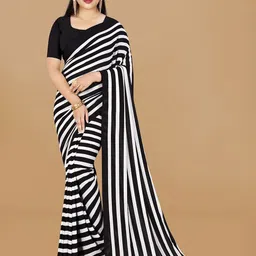 ANAND SAREES Striped Ethnic Saree-image-15