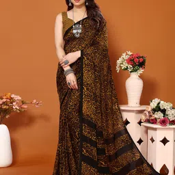 moda rapido ANAND SAREES Animal Printed Saree-picture-24
