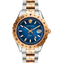 Versace Women Patterned Dial & Stainless Steel Bracelet Style Straps Analogue Watch VE2R00222 image 1