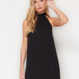 Trendyol Choker Neck A-Line Mini Dress-picture-3