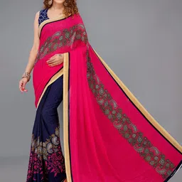 moda rapido ANAND SAREES Floral Printed Saree-picture-37