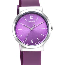 Sonata Women Essential Brass Dial Analogue Watch 87044SP01-picture-16