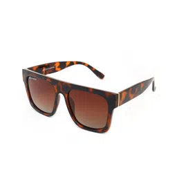 Micelo Martin Men Brown & Black Square Sunglasses-picture-48
