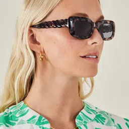 Accessorize Women Rectangle Sunglasses with UV Protected Lens MA-10001923751-image-95