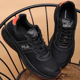 FILA Men Black Lace Ups Sneakers-picture-25