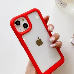 Luxury Kase Acrylic Transparent Shock Proof Armor iPhone 15 Back Case image 1