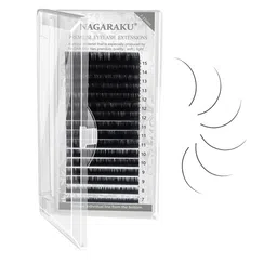 NAGARAKU Premium Classic 16 Rows Tray 7-15mm False Eyelash Extensions - Curl-J 0.15-picture-12