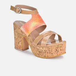 VALIOSAA Platform Heels With Buckles-picture-37