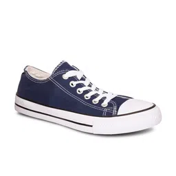 MOZAFIA Men Canvas Lace-up Casual Low Top Sneakers-image-70