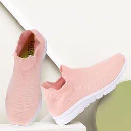 FAUSTO Women Pink Mesh Walking Shoes-picture-22