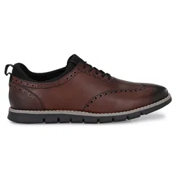LEGWORK Men Leather Formal Brogues-picture-19