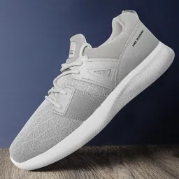 HRX by Hrithik Roshan U-17 Unisex Grey Woven Design Running Shoes-picture-37