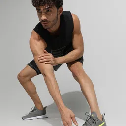 Puma Unisex Grey Mesh Running Shoes-picture-48